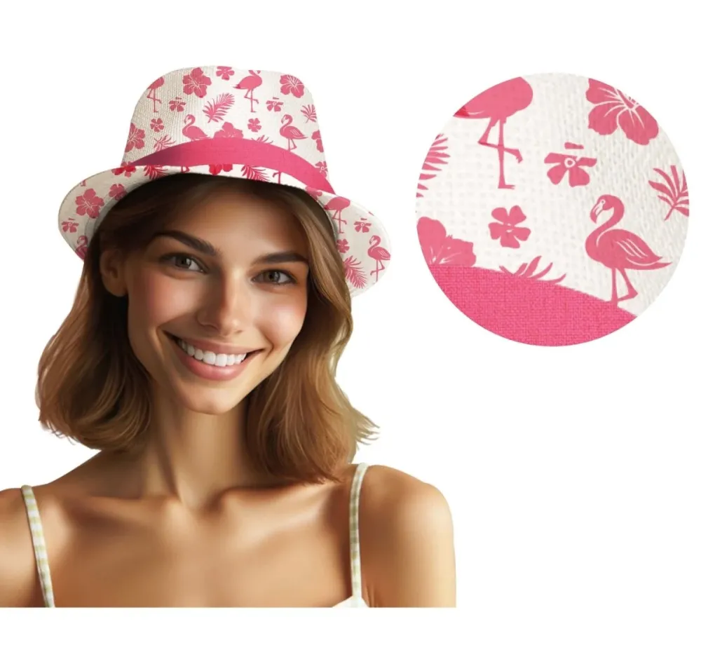 Flamingo hattu vaaleanpunainen