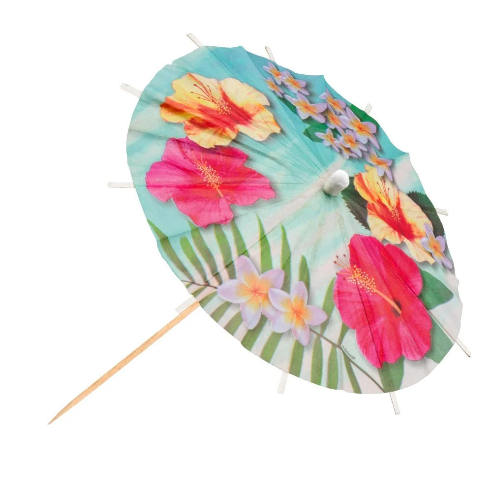 Havaiji Cocktailtikut Parasol Paradise 18cm 6kpl 6kpl
