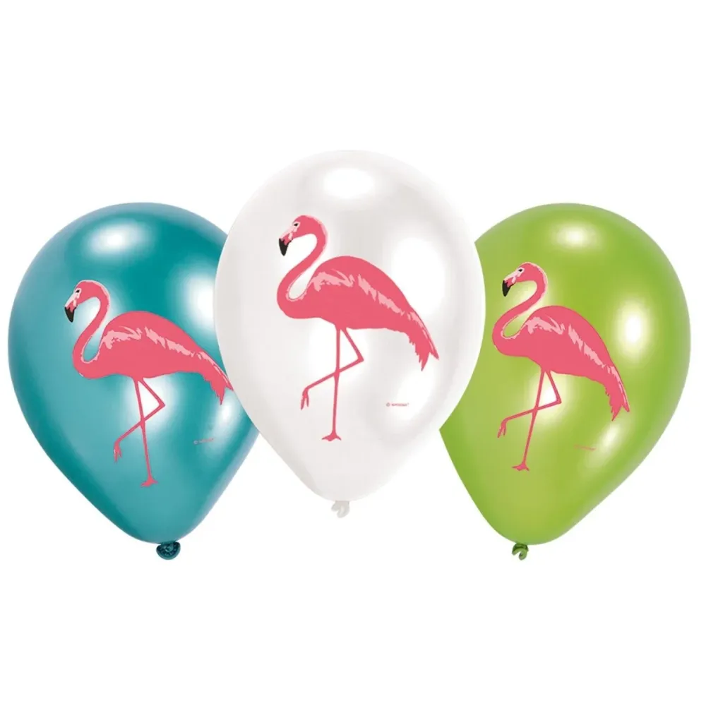 Havaiji ilmapallot Flamingo 28cm 6kpl 6kpl