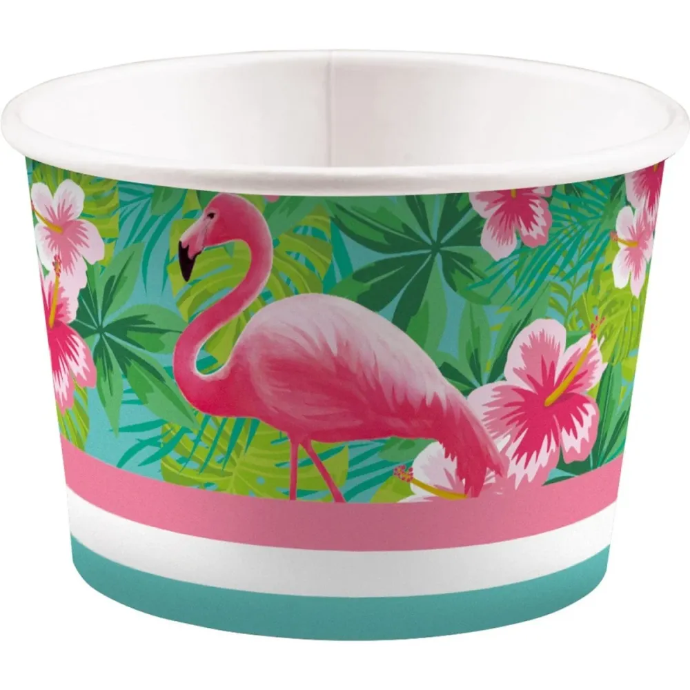 Havaiji Jäätelötarjottimet Flamingo 270ml 6kpl 6kpl