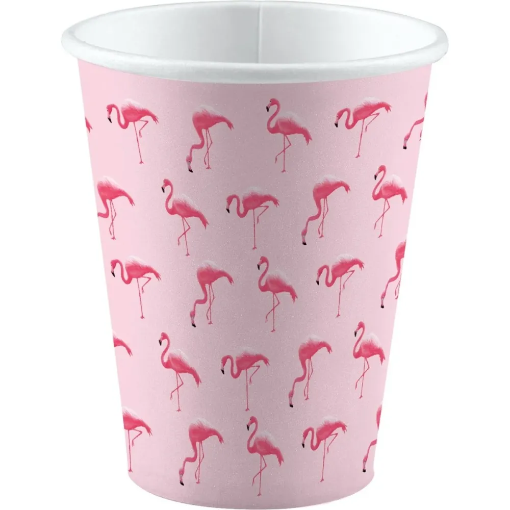 Havaiji kupit Flamingo pahvi 250ml 8kpl 8kpl