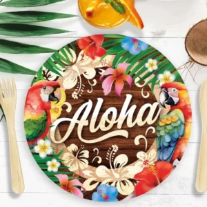 Havaiji lautaset Aloha 23cm 6kpl