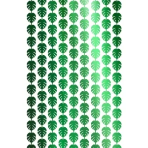 Havaiji Ovi Verho Vihreä Palm Leaves 2m