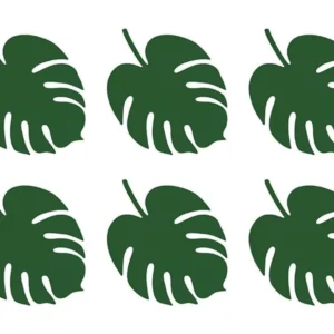 Havaiji pöydän koriste Palm Leaf 14.5cm 6kpl
