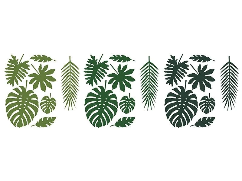 Havaijin koristesarja Palm Leaf 21 kpl