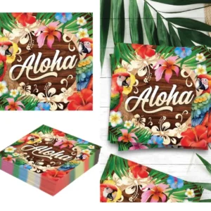 Hawaii lautasliinat Aloha 16cm 20kpl