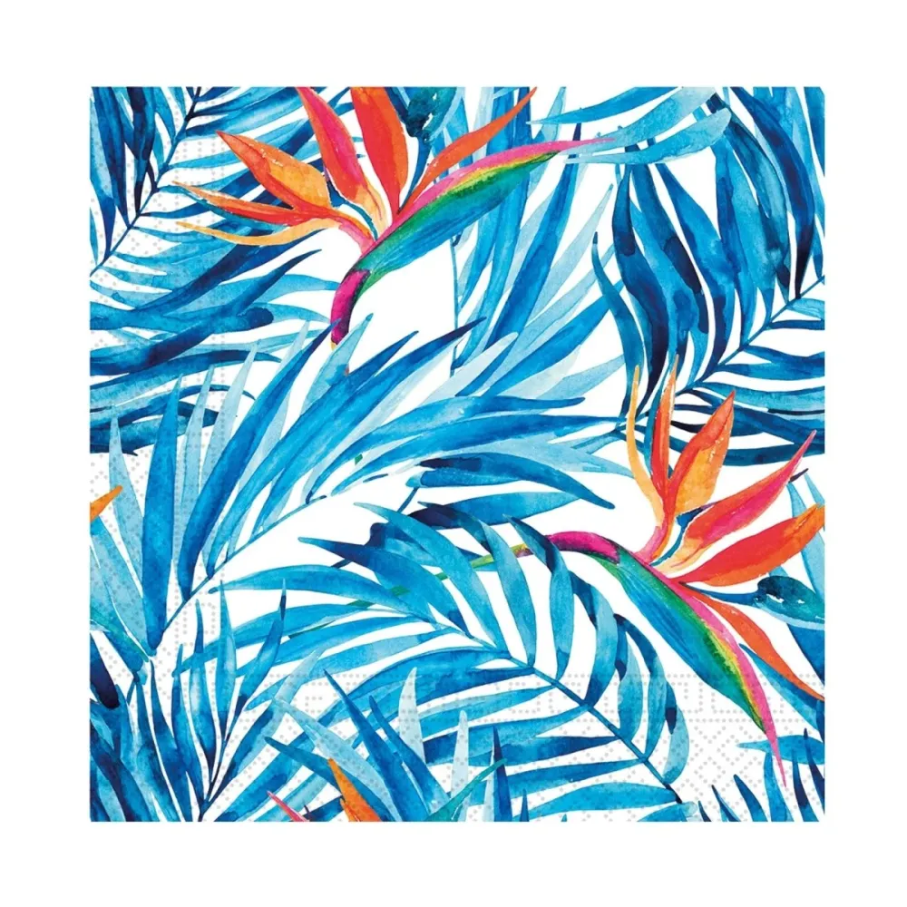 Hawaii lautasliinat sininen 25cm 20kpl