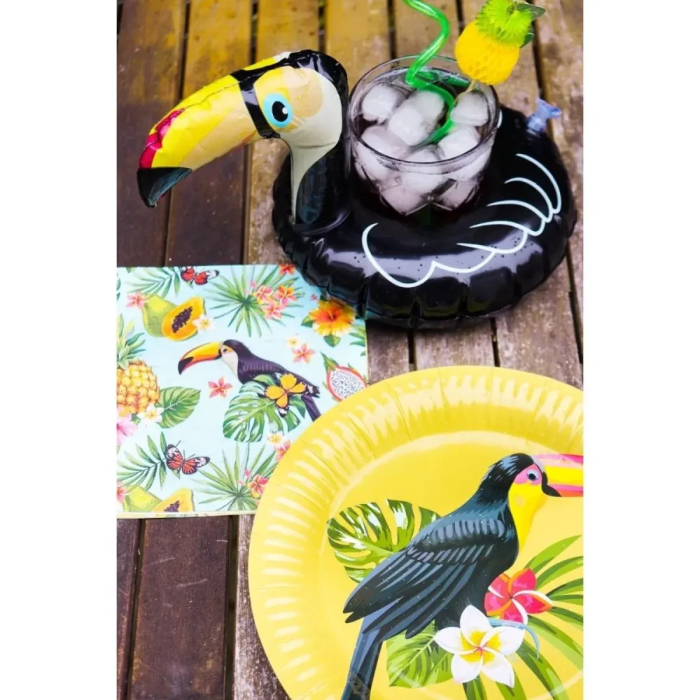 Hawaii lautasliinat Toucan 33cm 20kpl