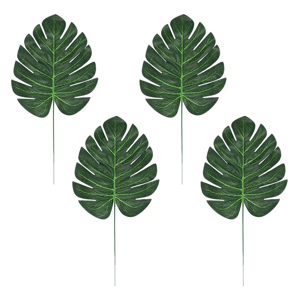 Hawaii roikkuu koristelu Palm Leaves 4kpl