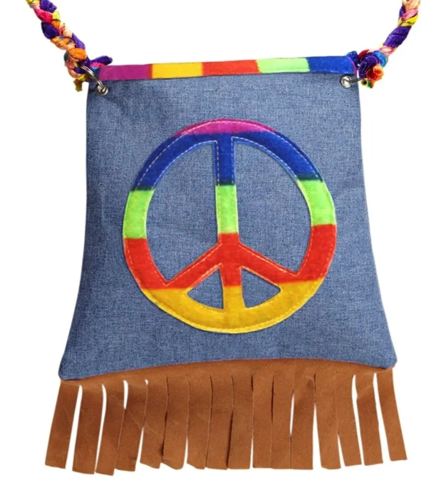 Hippie laukku rauha