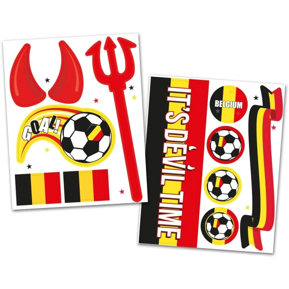 Ikkuna tarrat Jalkapallo Belgia
