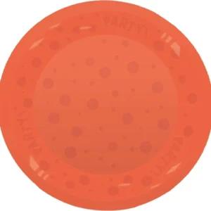 Juhla lautanen Neon oranssi 21cm