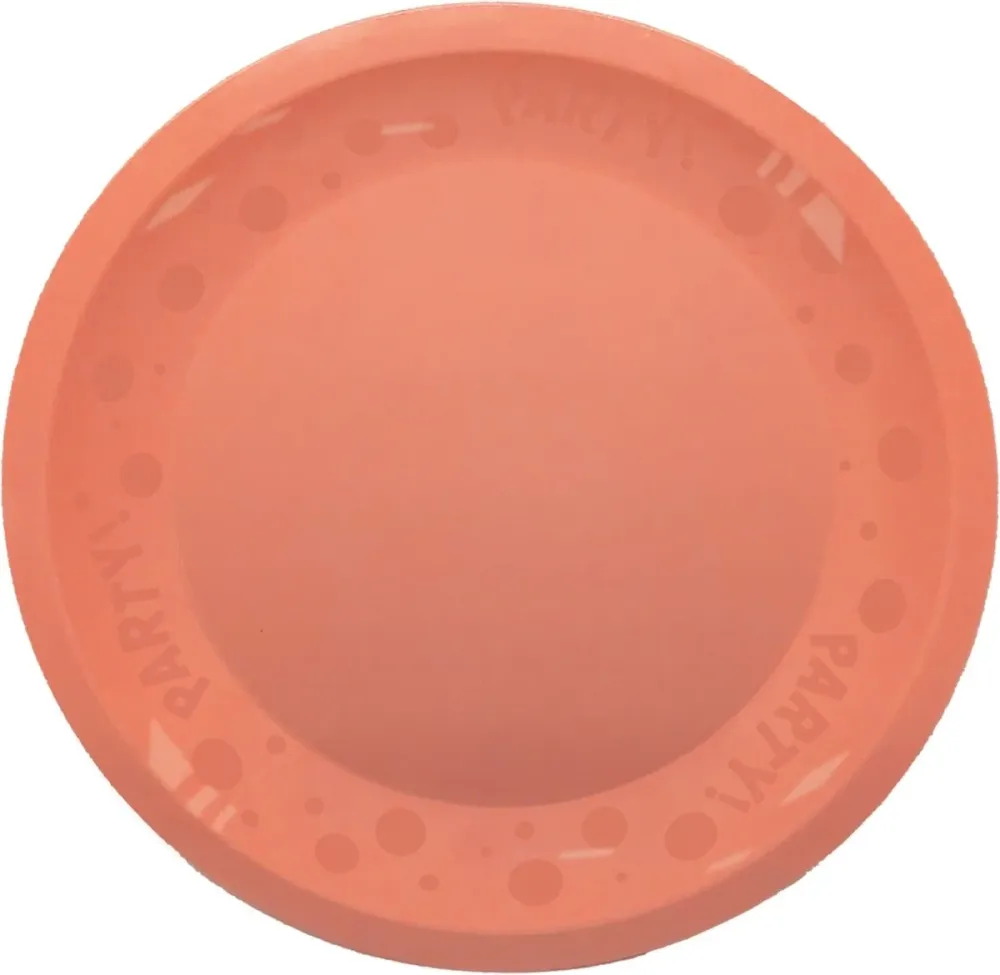 Juhla lautanen oranssi pastelli 21cm