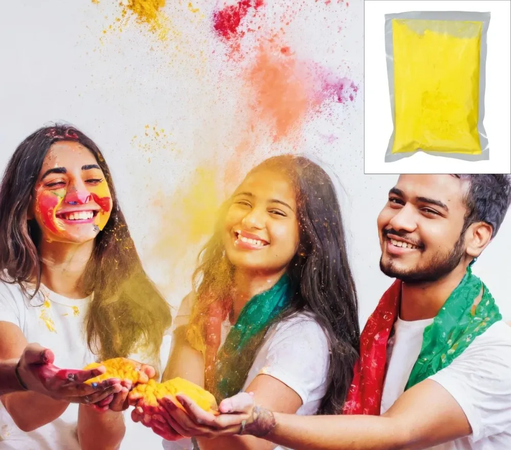 Keltainen Holi jauhe 200gr