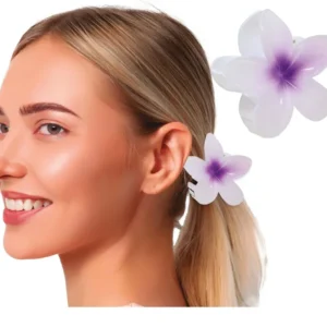 Kukka hiusklipsi violetti