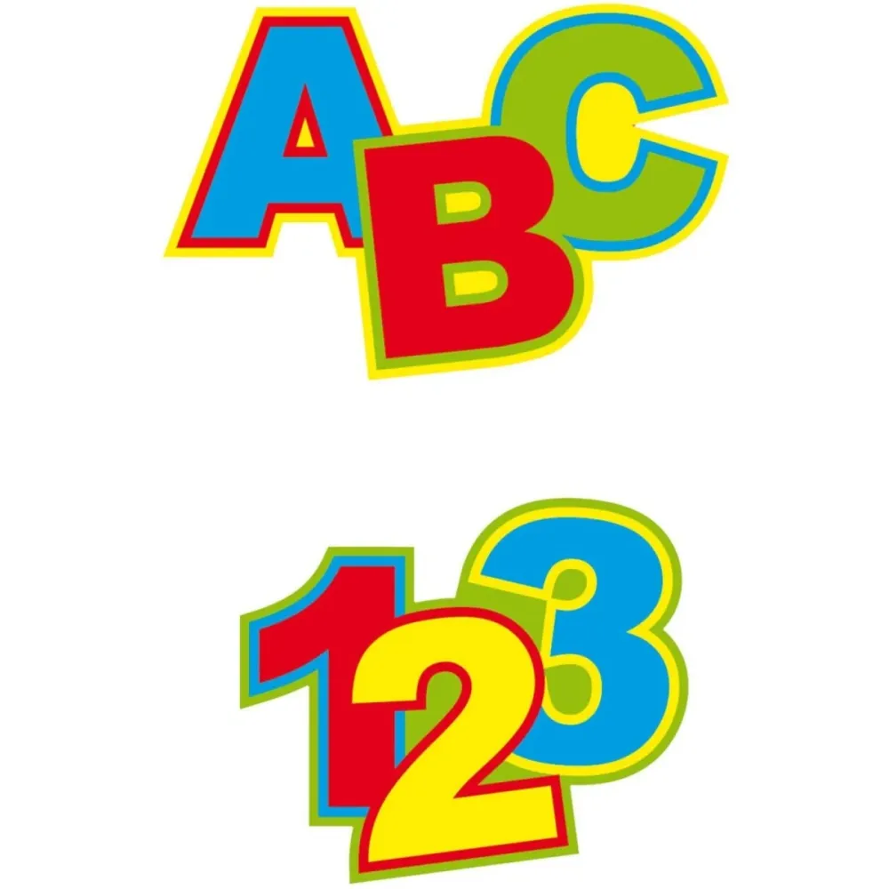 Lasten juhlien ABC-pöytäkonfetti XL