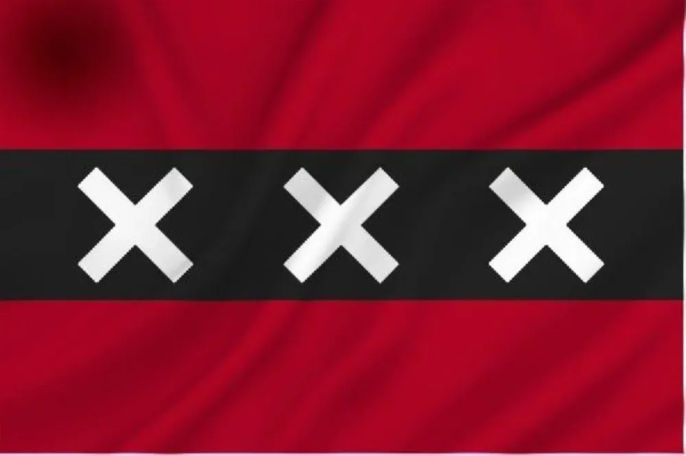 Lippu Amsterdam 90 x 150 cm