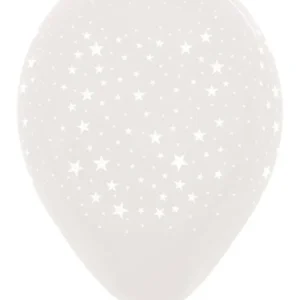 Läpinäkyvät ilmapallot Tähdet 30cm 25kpl