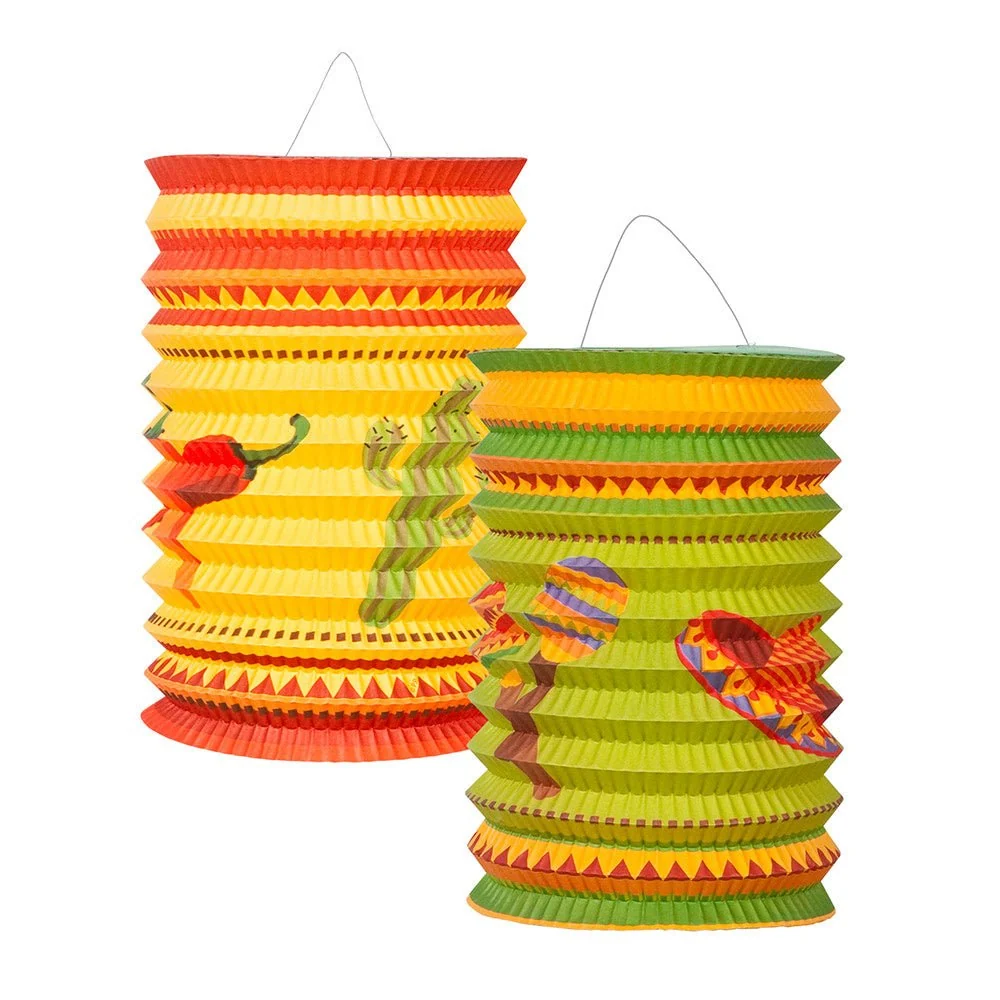 Meksikolainen lyhdyt Fiesta 16cm 2kpl
