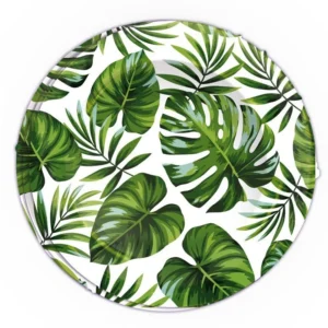 Palmunlehti lautaset 23cm 6kpl