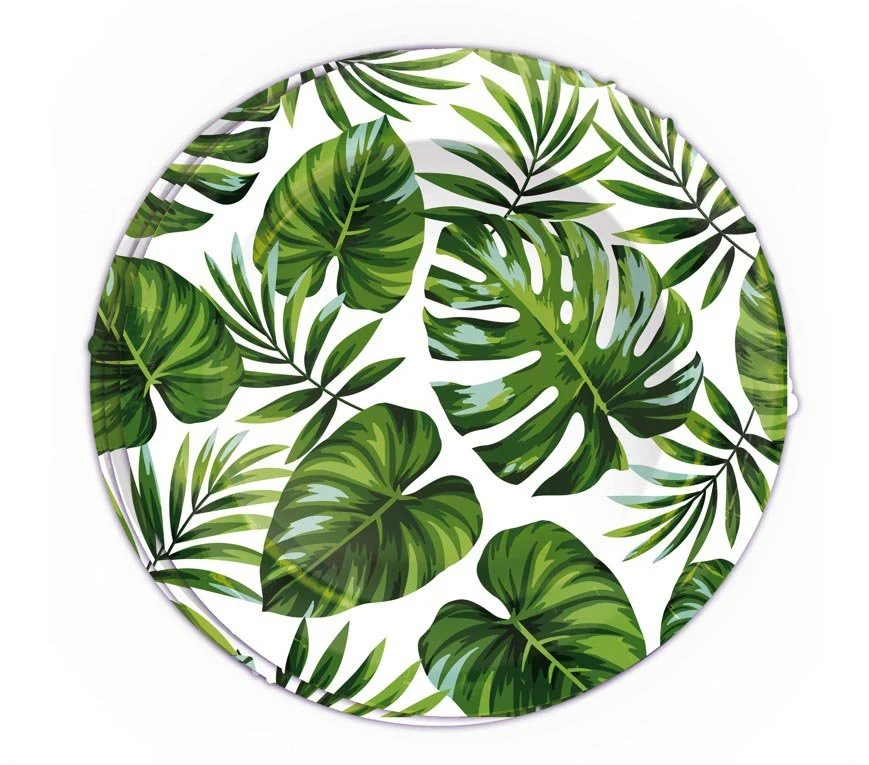 Palmunlehti lautaset 23cm 6kpl