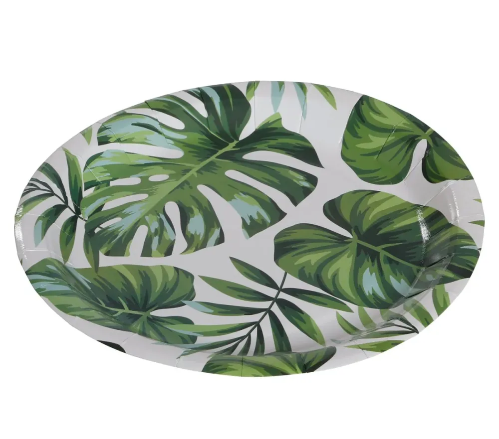 Palmunlehti lautaset 23cm 6kpl