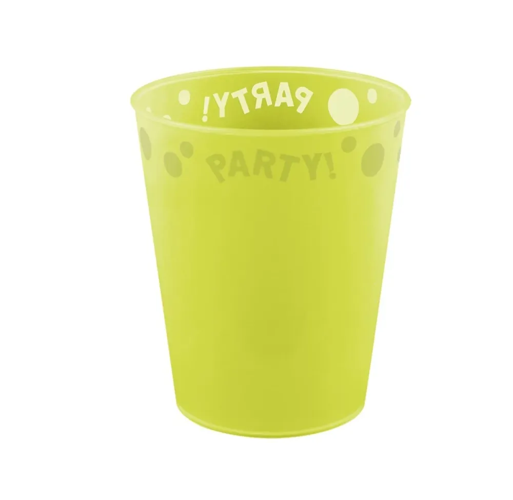 Party Cup Neon keltainen 250ml