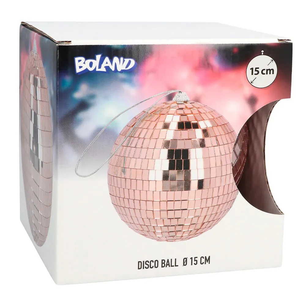 Rose Gold Discoball 15cm