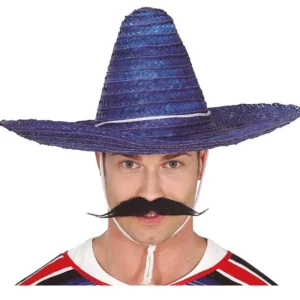 Sombrero tummansininen olki 50cm