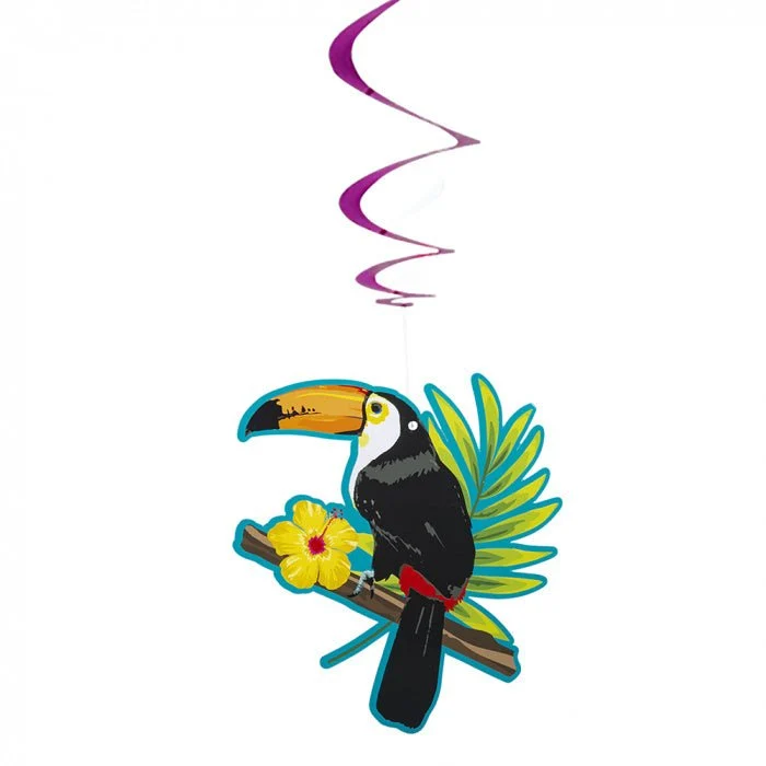 Toucan roikkuva koriste 85cm 2kpl