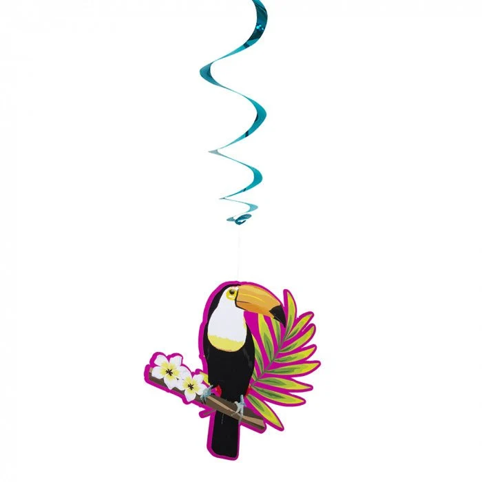 Toucan roikkuva koriste 85cm 2kpl