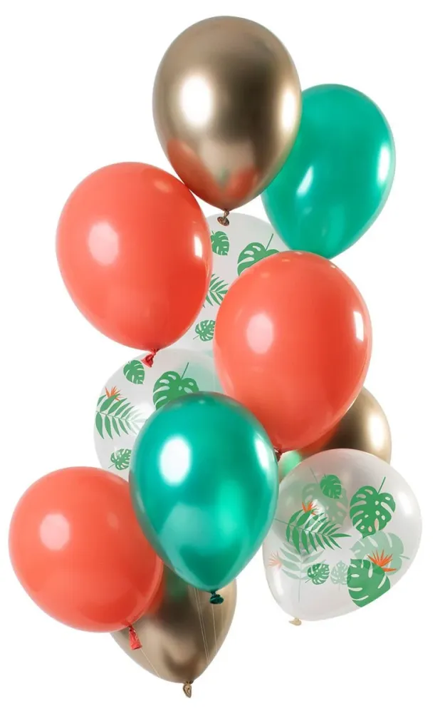 Trooppinen ilmapallosarja 30cm 12kpl