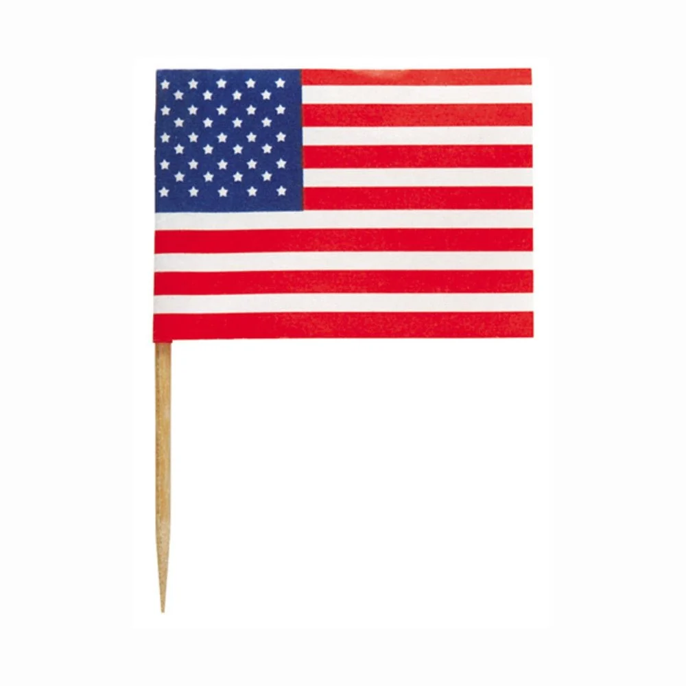 USA lippu tarrat 6.5cm 30kpl