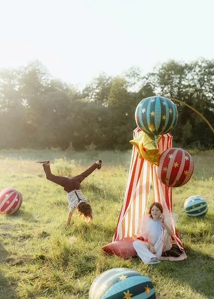 Vihreä Helium ilmapallo Tähdet Tyhjä 75cm