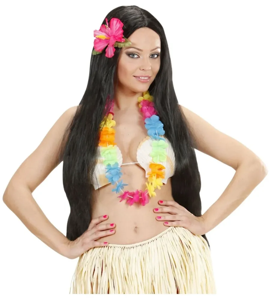Värillinen Hawaii seppele kirkas