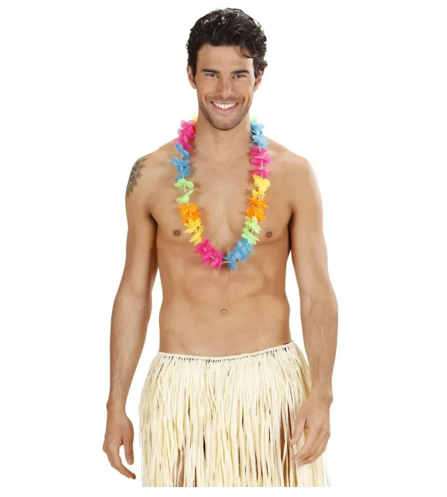 Värillinen Hawaii seppele kirkas