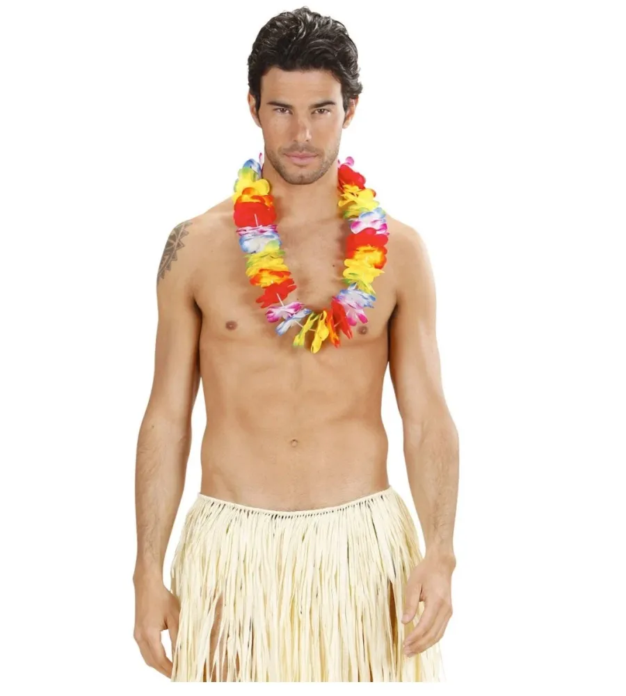 Värillinen Hawaii seppele ylellisyyttä