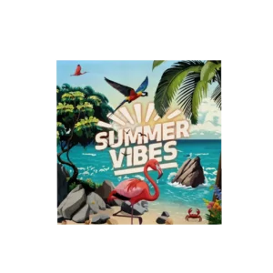 Värilliset lautasliinat Summer Vibes 16cm 16kpl