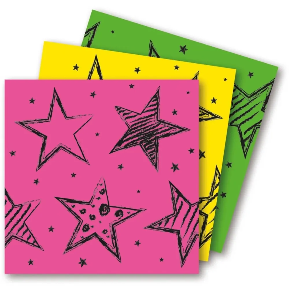 Värilliset Neon lautasliinat 33cm 20kpl