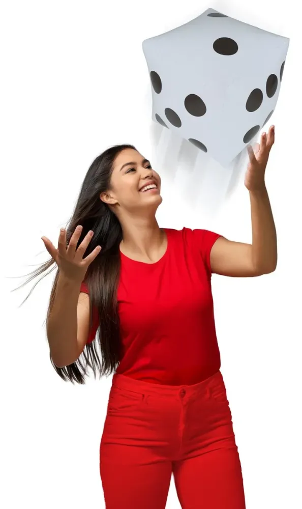 White Dice puhallettava