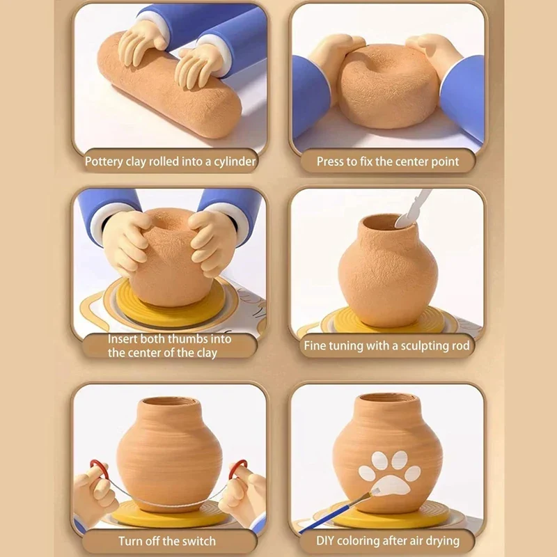 Pottery Set™ - Pienet taiteilijat - Lasten keramiikkasetti