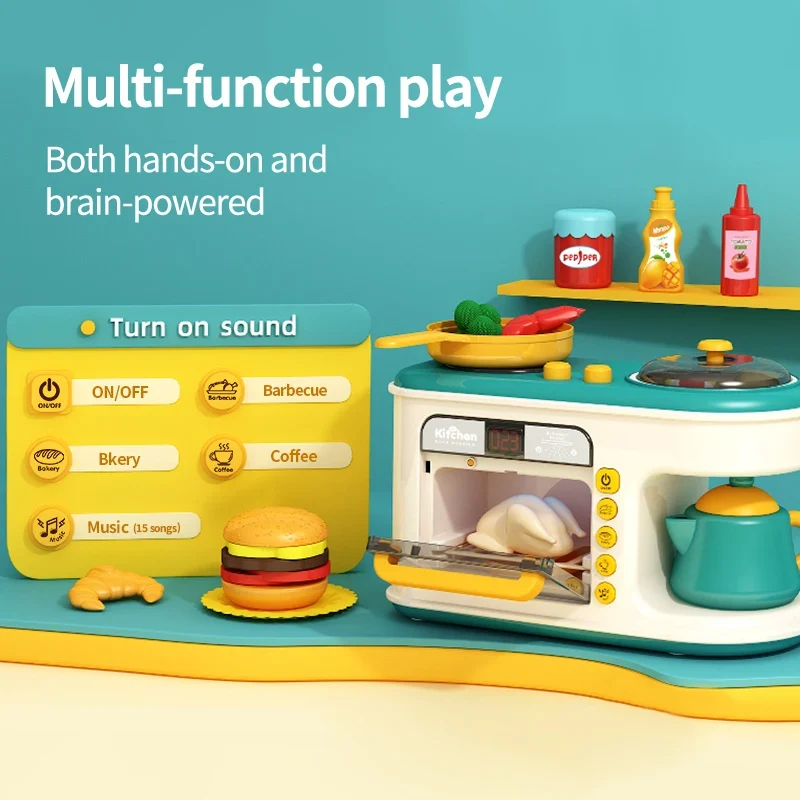 Kitchen Toy™ - Opi kokkaamaan leikkisästi - Leikkikeittiösetti
