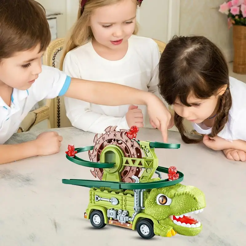 Dino Slide Truck™ - Kiipeile ja kisaa dinosaurusten kanssa! - Dinosaurus-rekka
