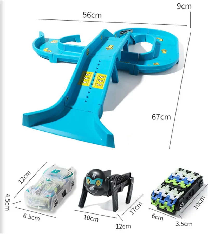 Robot Car Track™ - Hauskaa robottikoiran kanssa - Robottiautorata
