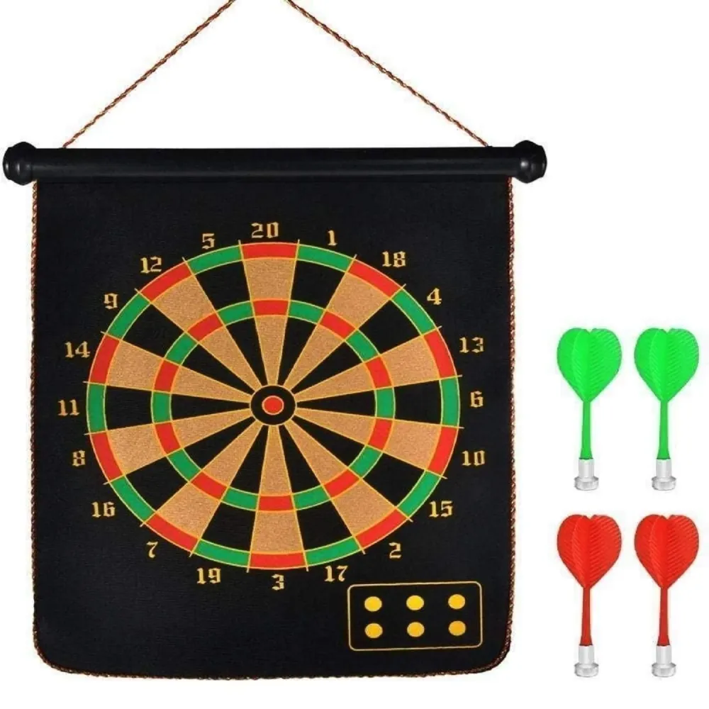 Magnetix MagnoDart | Turvallista leikkimistä - Magneettinen darts-taulu lapsille, kaksipuolinen & taitettava