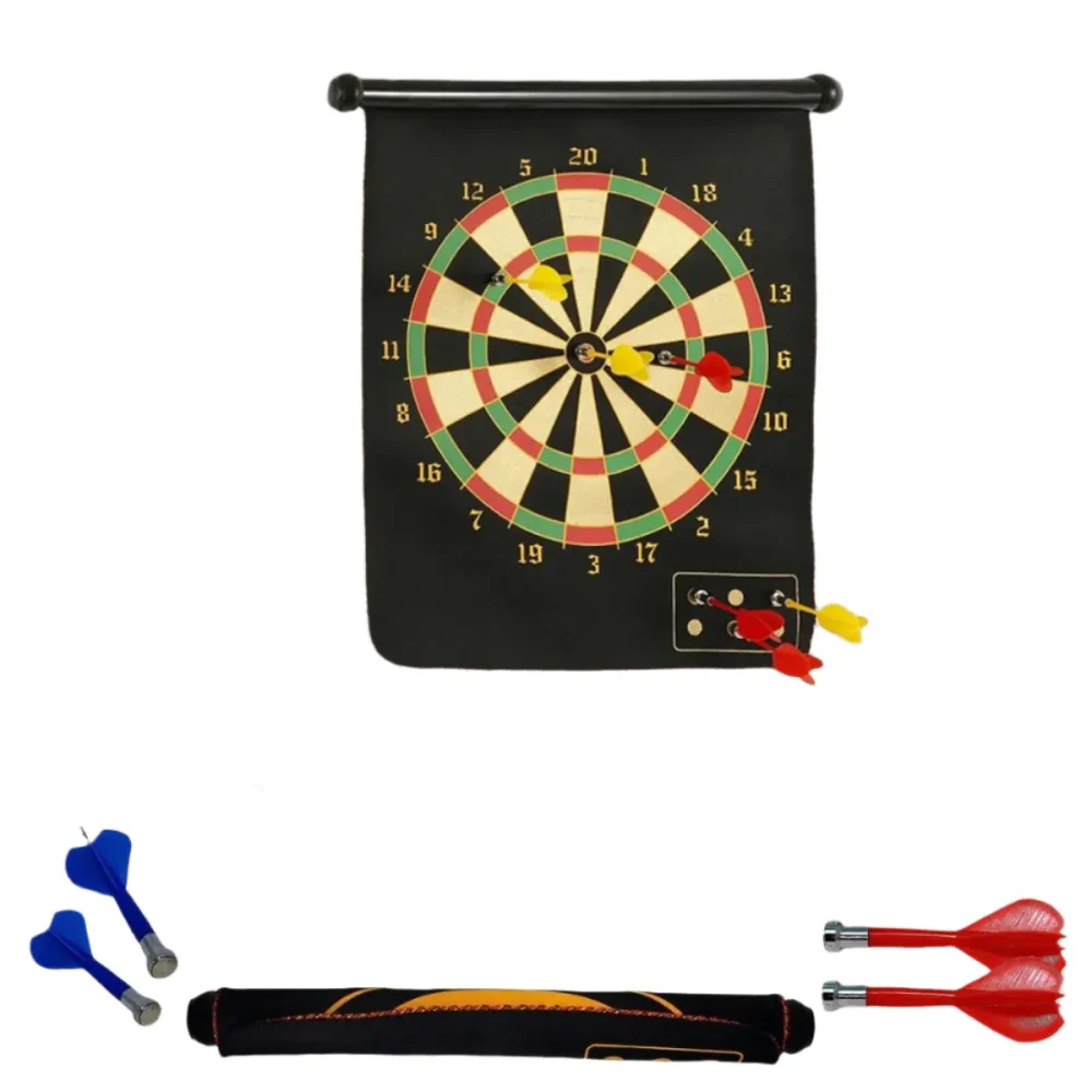 Magnetix MagnoDart | Turvallista leikkimistä - Magneettinen darts-taulu lapsille, kaksipuolinen & taitettava