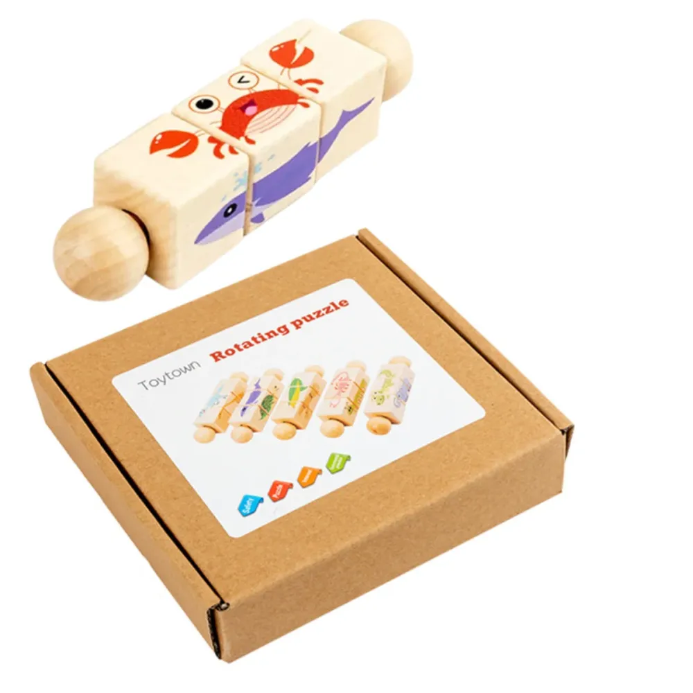 Ecotoys BellJoy | Tutki maailmaa - Puiset vauvan leikkikellot kädentaitojen kehitykseen