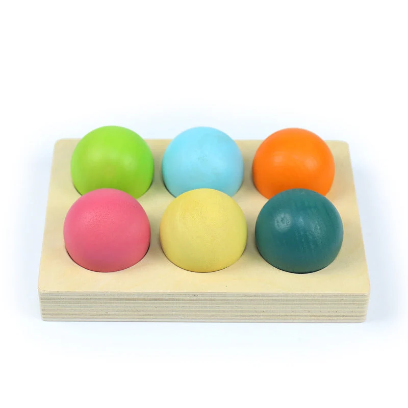 EcoToys RainbowWood™ | Löydä värien taika - Montessori sateenkaari lajittelupeli