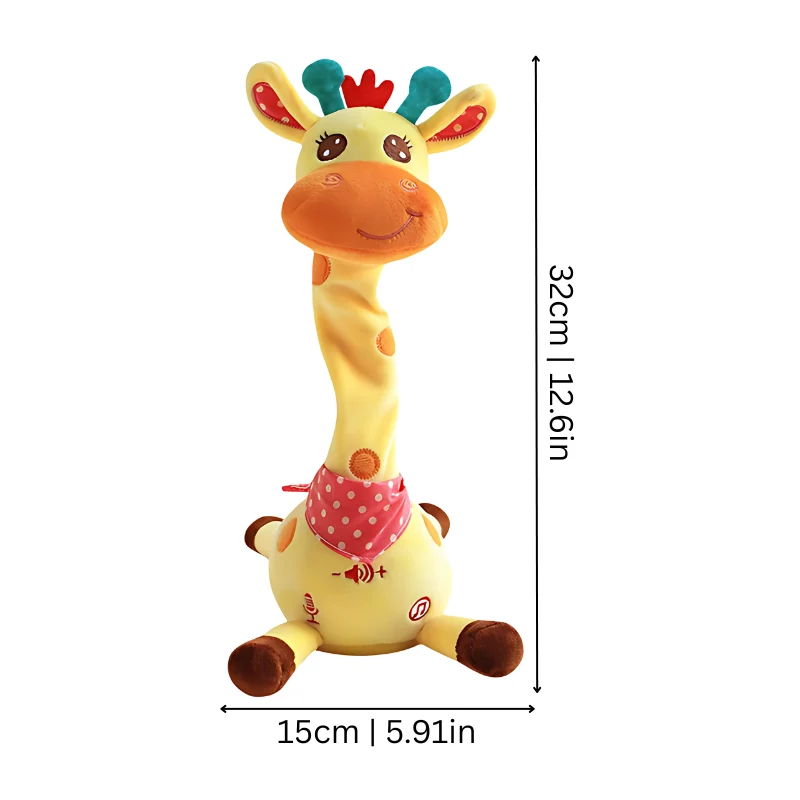 BoogieGiraffe lelu | Interaktiivinen kirahvi 0-4 vuotta – Edistää oppimista ja hauskanpitoa
