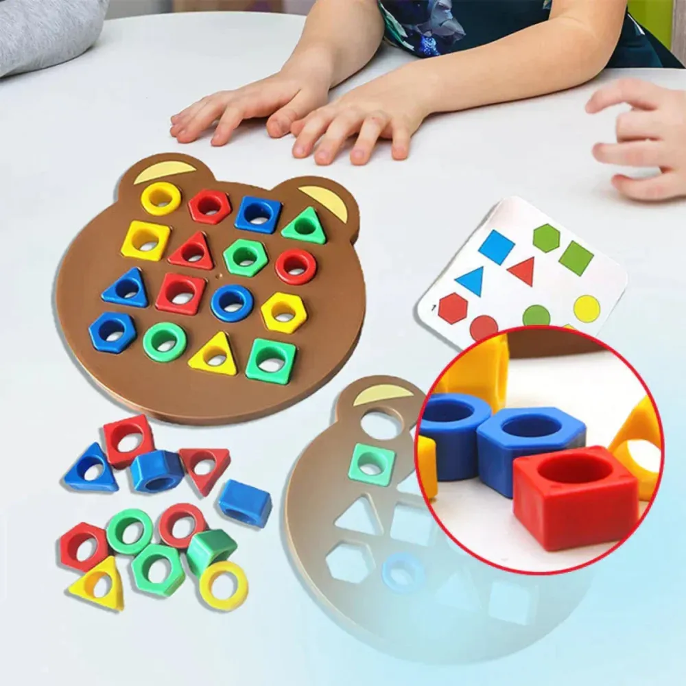 Värileikkikalut | Opettele värien tunnistaminen - Geometrinen palapeli
